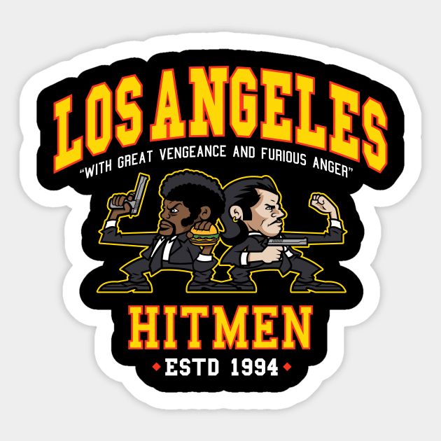 L.A. Hitmen Sticker by GoodIdeaRyan